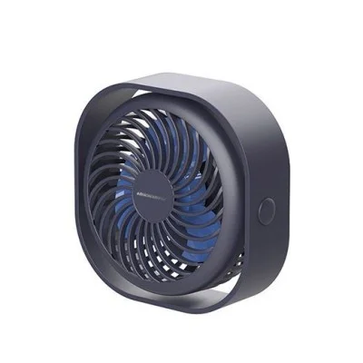 Rockrose Frozen II 3-Speed Ultra-Portable Rechargeable Desktop Mini Fan with 360&deg; Tilting Head &ndash; Blue